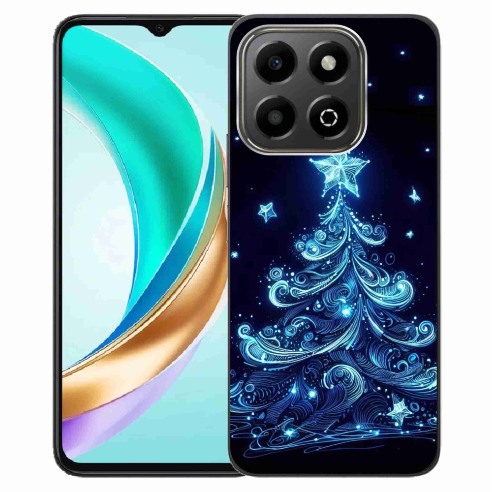 Gélový kryt mmCase na Honor X6b - neónový vianočný stromček 4