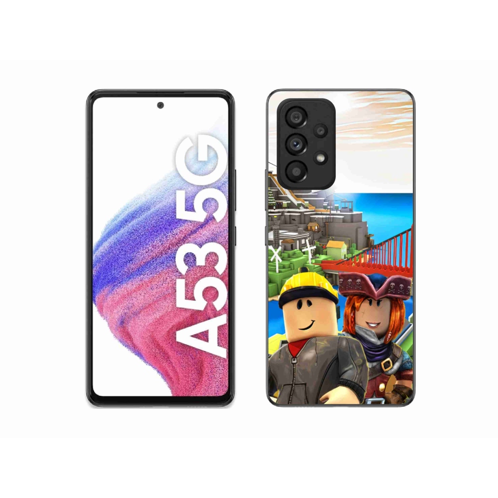 Gélový kryt mmCase na Samsung Galaxy A53 5G - roblox 1