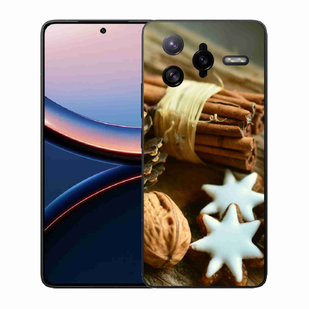 Gélový kryt mmCase na Xiaomi Poco F7 Ultra - škorica a perníčky