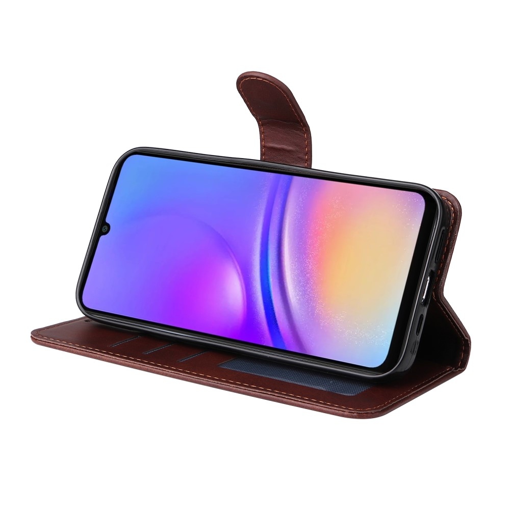 Feel knižkové púzdro na Samsung Galaxy A06 4G - hnedé