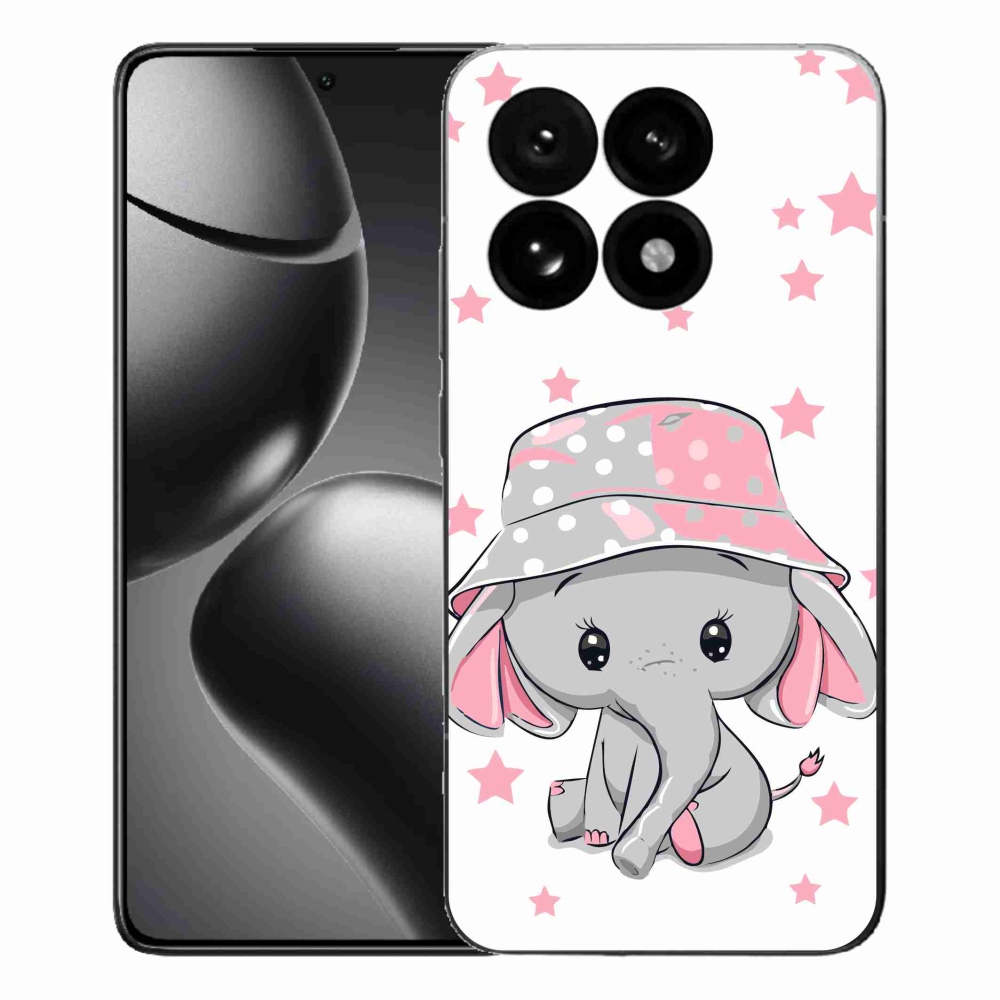 Gélový kryt mmCase na Xiaomi 15T - ružový slon