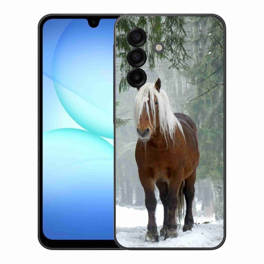 Gélový kryt mmCase na Samsung Galaxy A17 4G/5G - kôň v lese