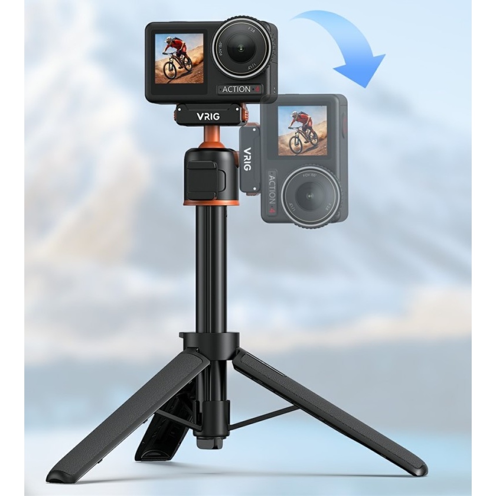 VRIG Magnetický rýchloupínací statív pre DJI Osmo Action 5 Pro, 4 a 3
