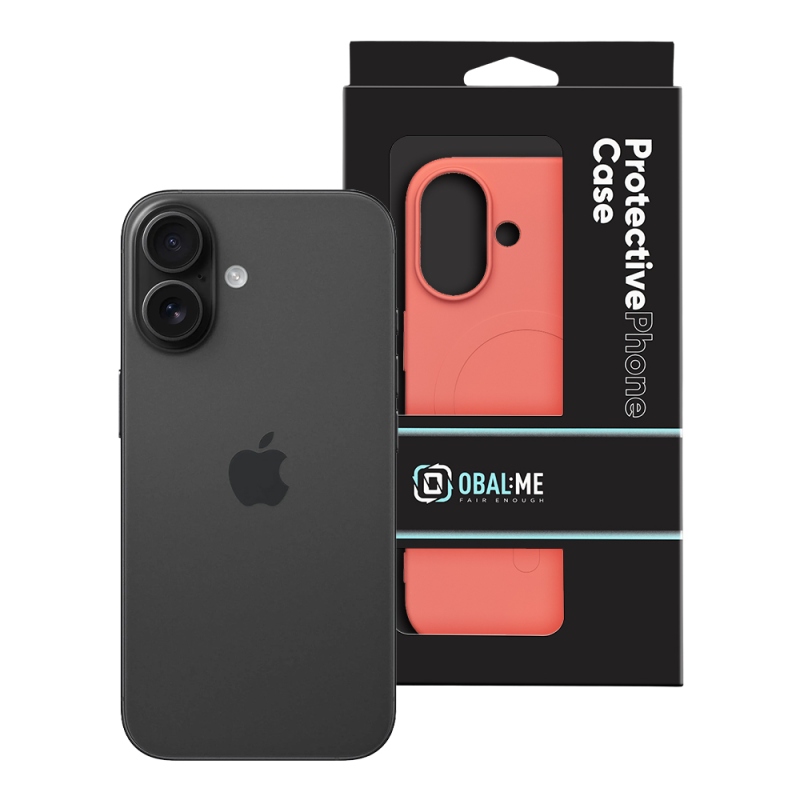 OBAL:ME MagNetix Sculpt Puzdro pre Apple iPhone 16 v farbe Brick Red