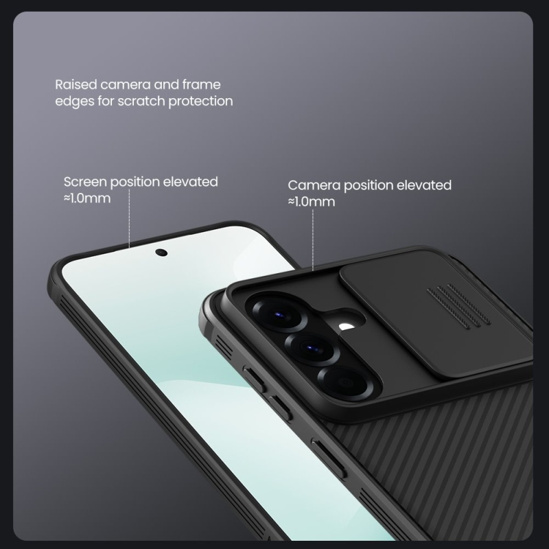 Nillkin CamShield PRO Magnetický zadný kryt pre Samsung Galaxy A57 Black