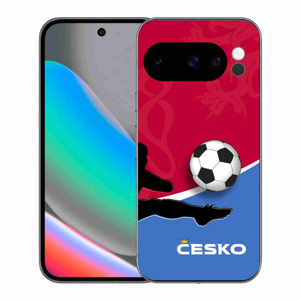 Gélový kryt mmCase na Google Pixel 10 Pro - futbal Česko 2