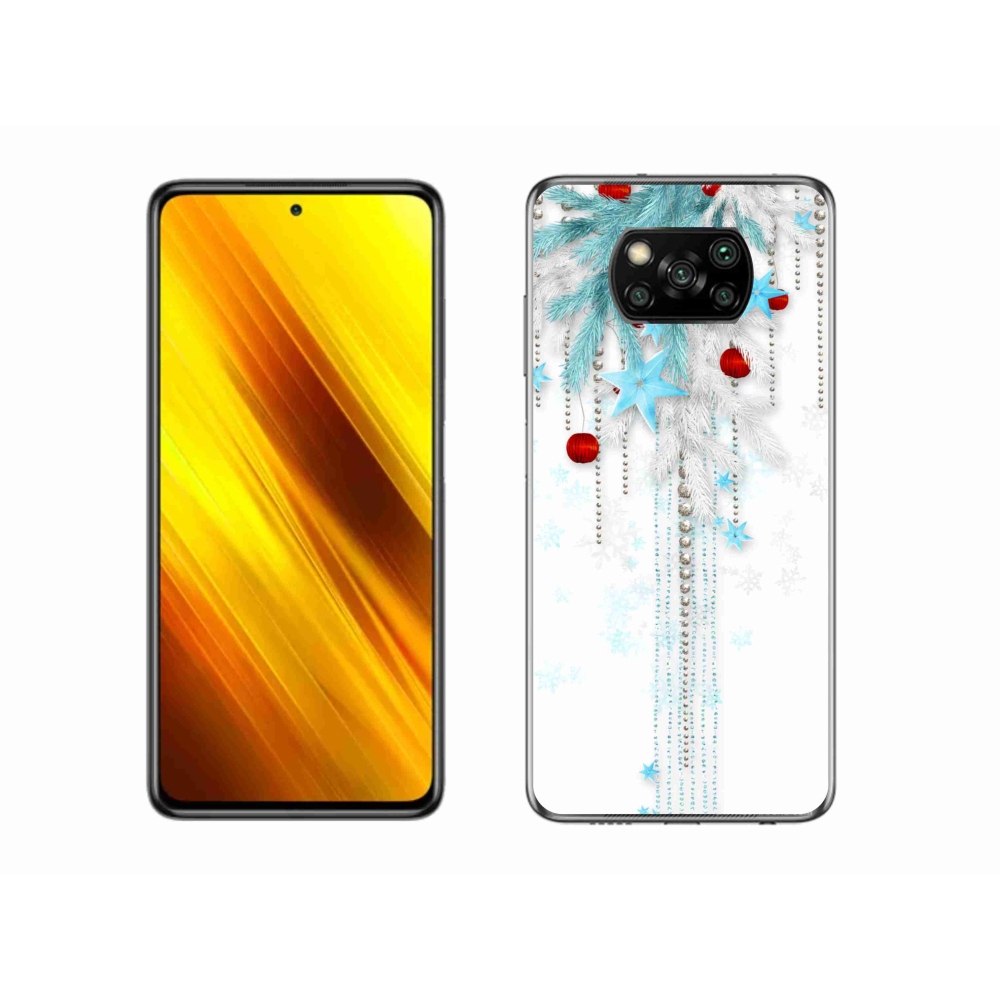 Gélový kryt mmCase na Xiaomi Poco X3 Pro - vianočné ozdoby