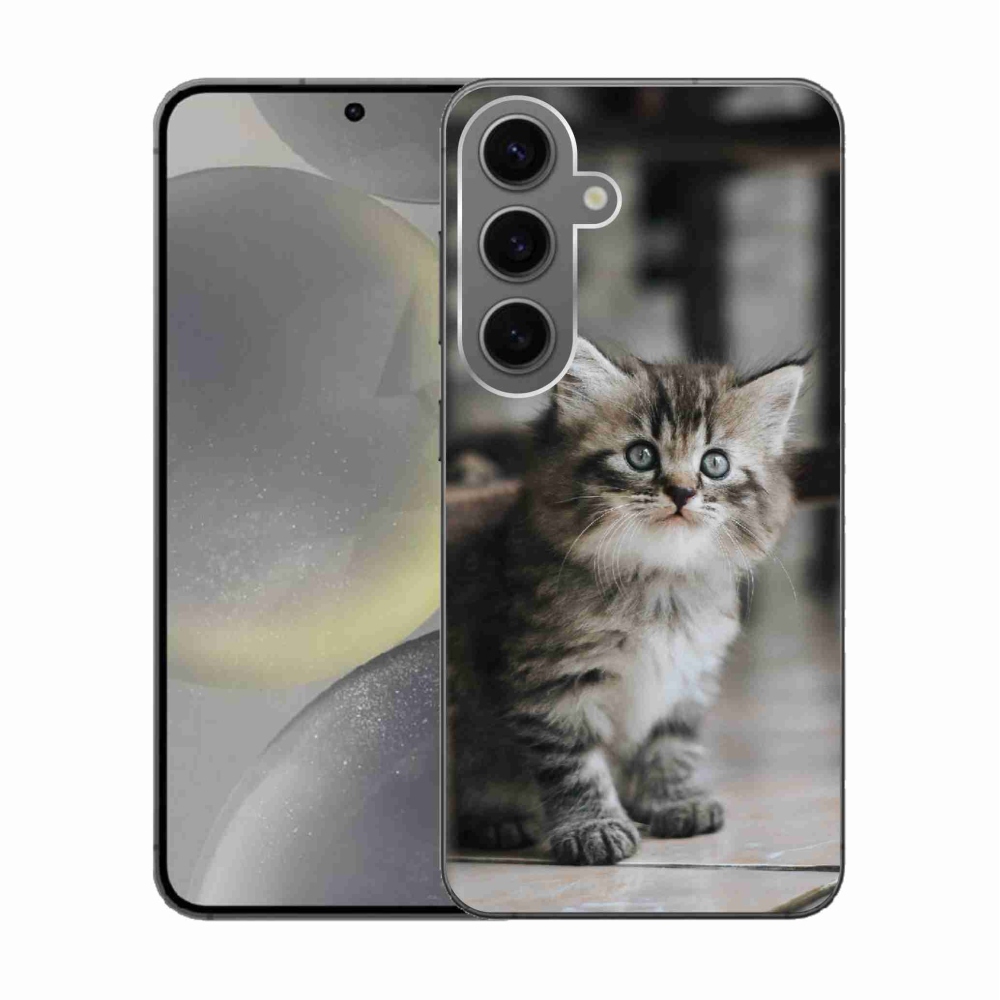 Gélový kryt mmCase na Samsung Galaxy S24 - mačiatko