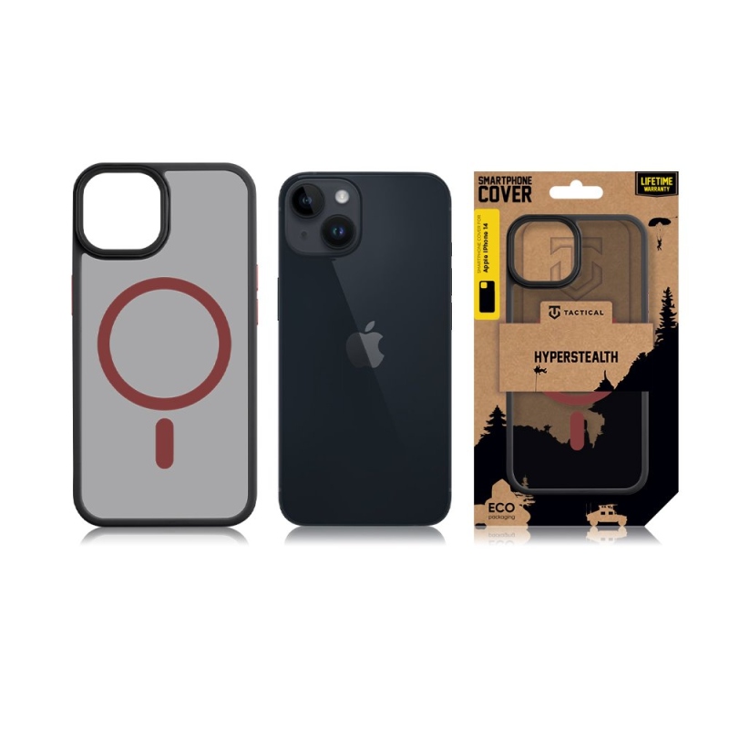 Tactical MagForce Hyperstealth 2.0 Kryt pre iPhone 14 Black/Red