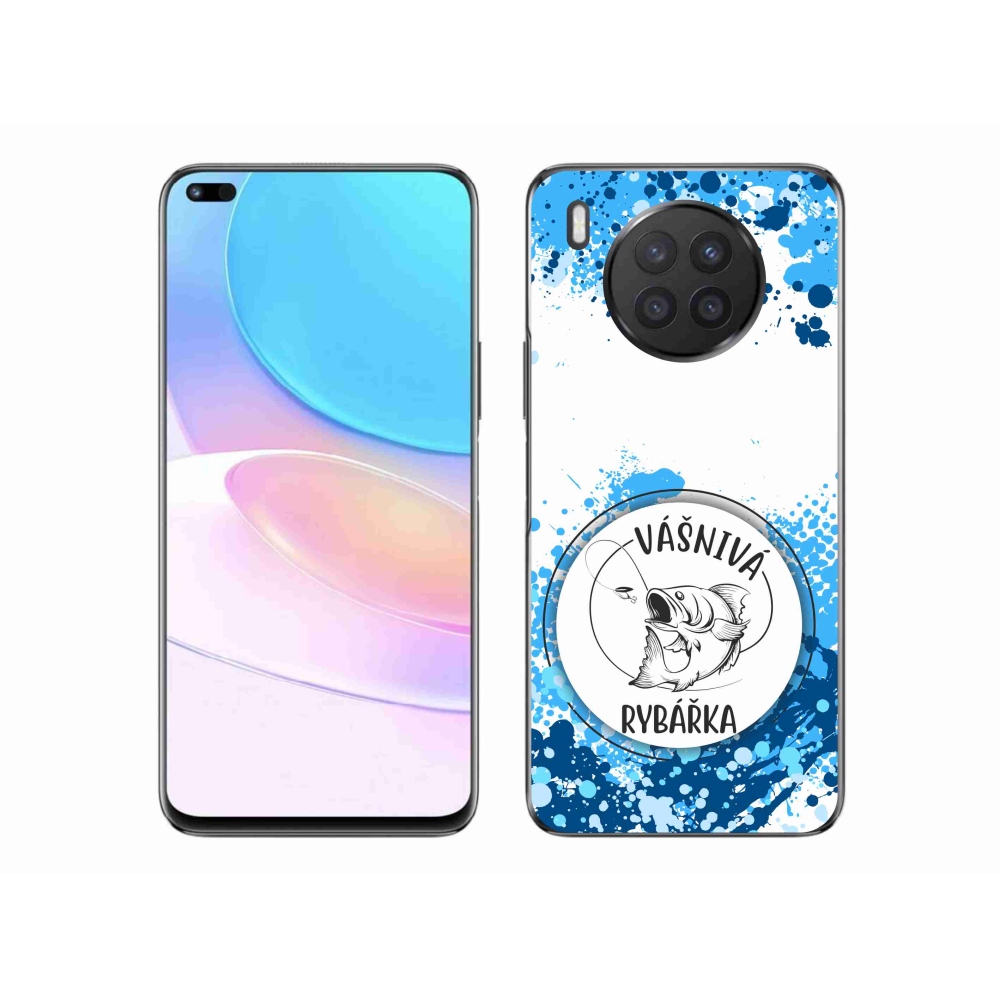 Gélový kryt mmCase na Honor 50 Lite - vášnivá rybárka biele pozadie