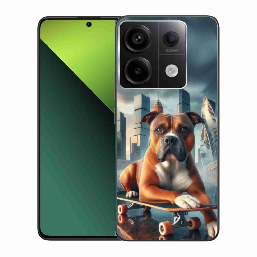 Gélový kryt mmCase na Xiaomi Redmi Note 13 Pro 5G/Poco X6 5G - pes na skateboarde