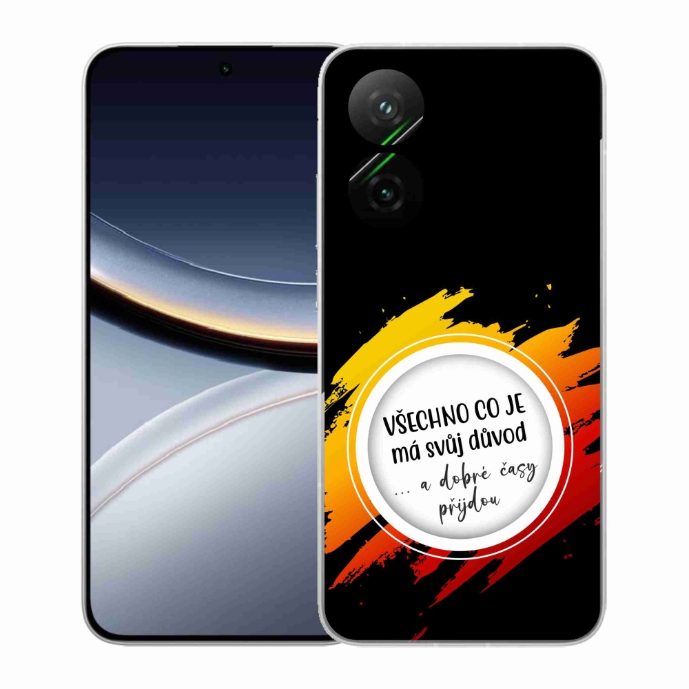 Gélový kryt mmCase na Xiaomi Poco F7 5G - citát 3 čierne pozadie
