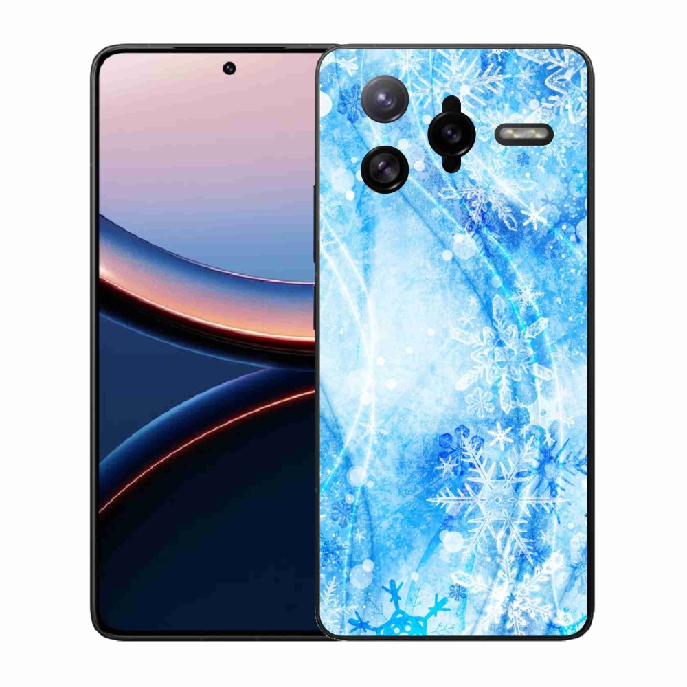 Gélový kryt mmCase na Xiaomi Poco F7 Ultra - snehové vločky