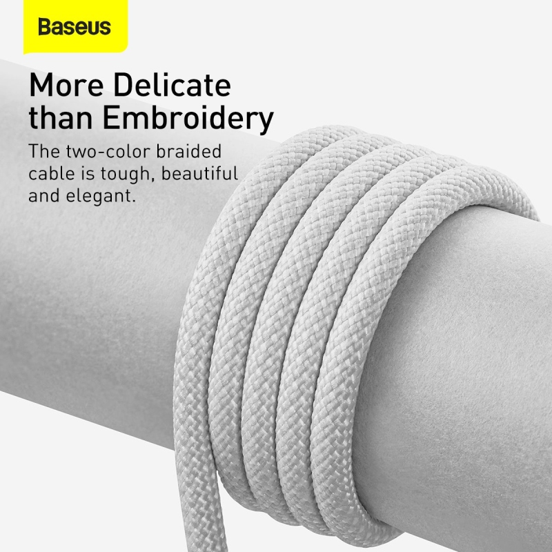 Baseus Dynamic Series Fast Charging Dátový Kábel USB-A - Lighting 2.4A 1m White