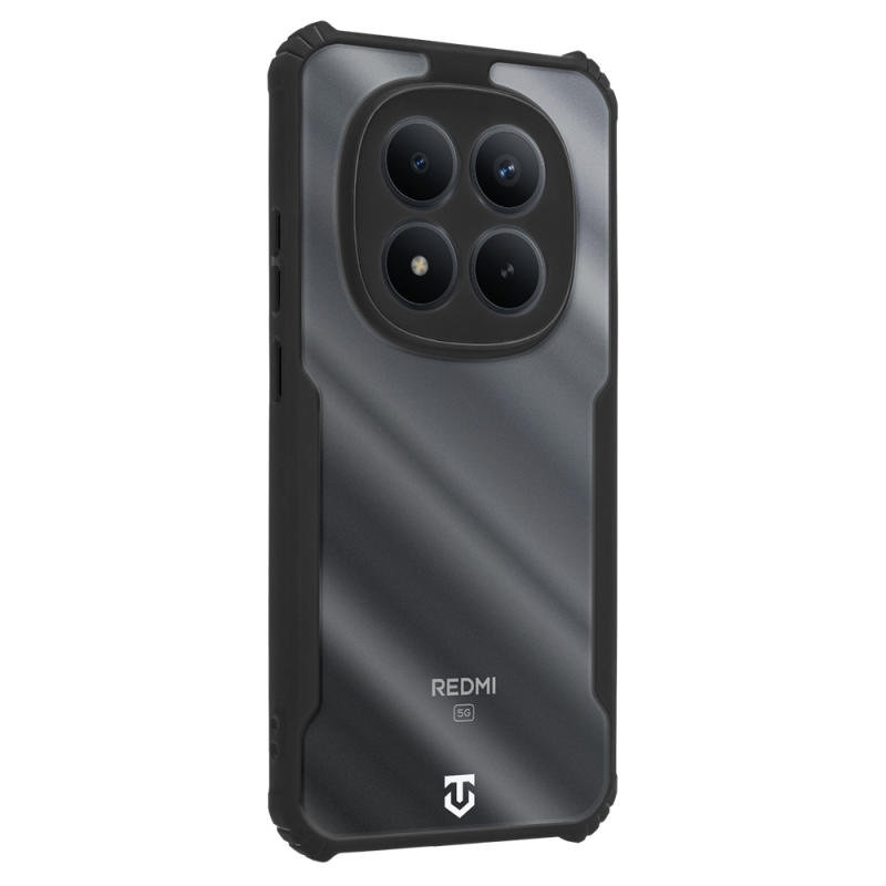 Taktický kryt Quantum Stealth pre Xiaomi Redmi Note 15 Pro Clear/Black