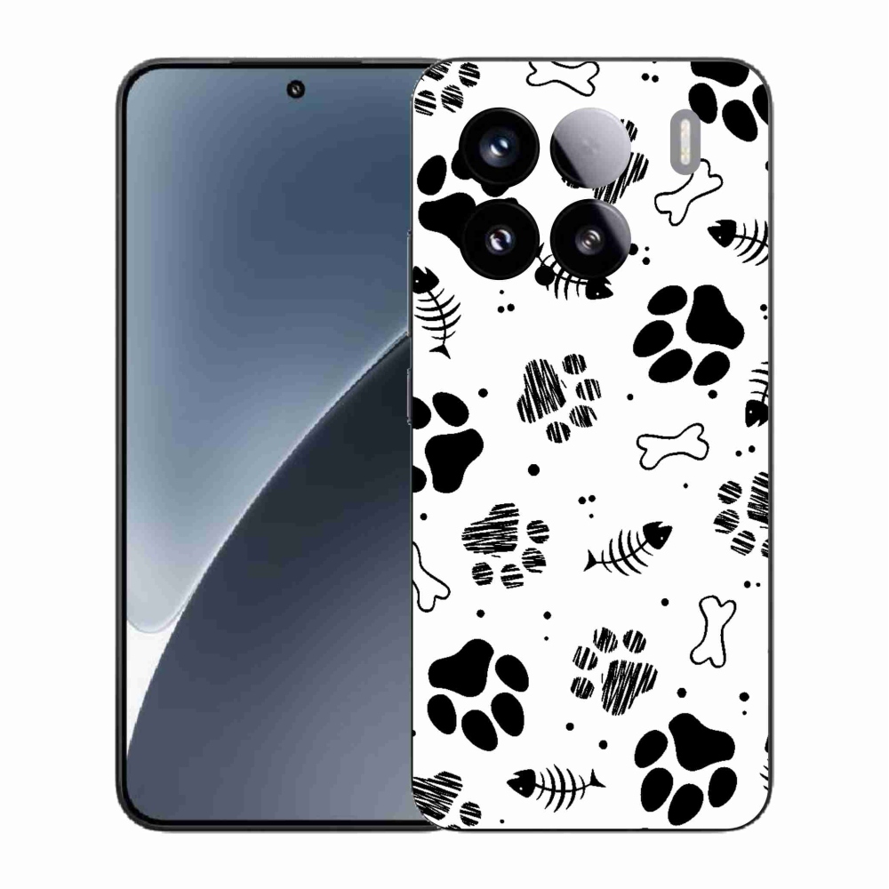Gélový kryt mmCase na Xiaomi 15 - psie labky 1