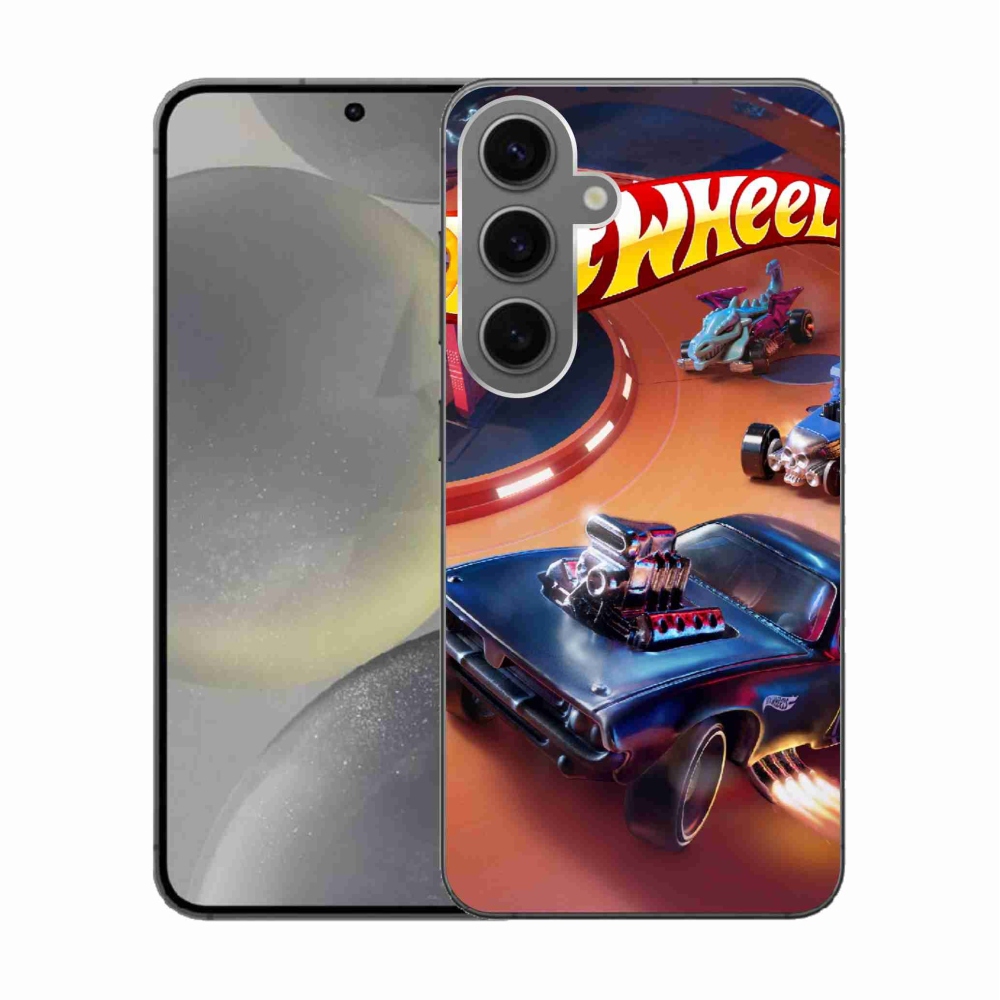 Gélový kryt mmCase na Samsung Galaxy S24 - hot wheels