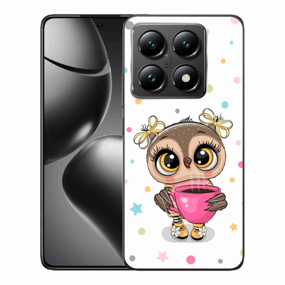 Gélový kryt mmCase na Xiaomi 14T - kreslená sovička