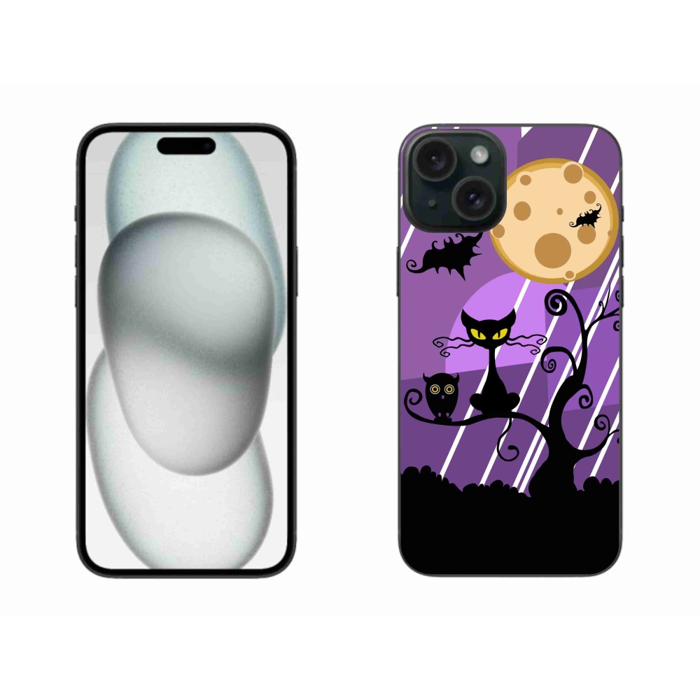 Gélový kryt mmCase na iPhone 15 Plus - halloween