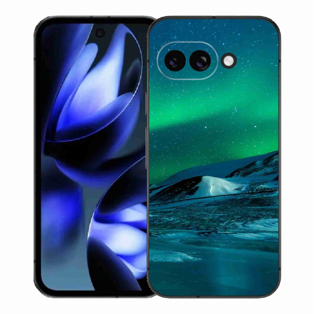 Gélový kryt mmCase na Google Pixel 9a - polárna žiara