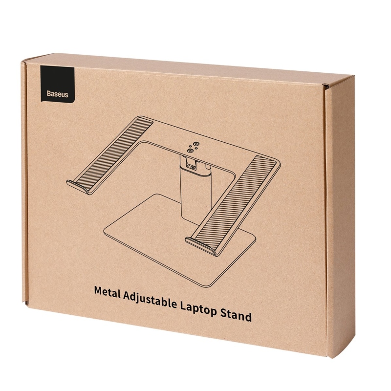 Baseus LUJS000012 Metal Adjustable Laptop Stand Silver