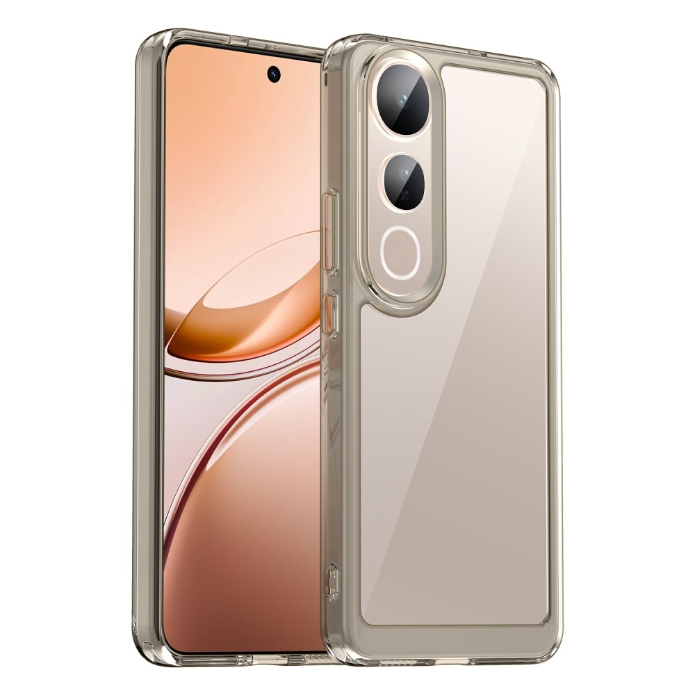 Gélový obal s pevným chrbtom na Vivo V50 Lite 4G/5G - šedý