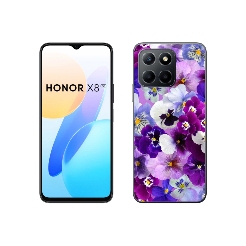 Gélový kryt mmCase na Honor X8 5G/70 Lite 5G - kvety 9