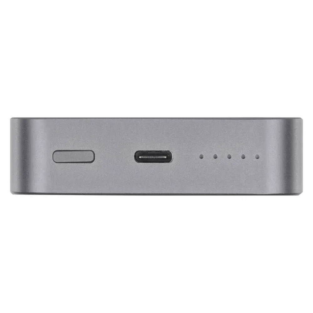 Powerbanka EMOS WI 1046, 10 000 mAh, 20 W+Wireless - šedá