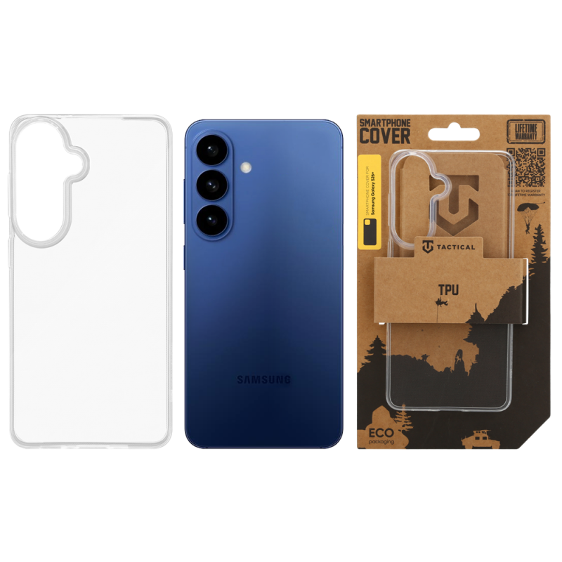 Tactical TPU Kryt pre Samsung Galaxy S26+ Transparent