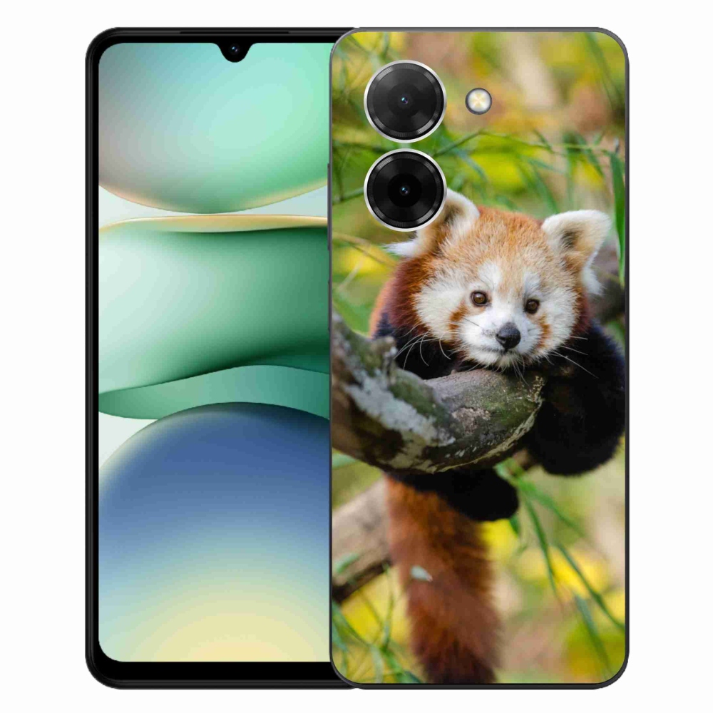 Gélový kryt mmCase na Xiaomi Redmi A5 - panda červená