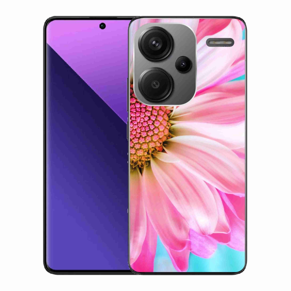 Gélový kryt mmCase na Xiaomi Redmi Note 13 Pro+ 5G - ružová kvetina