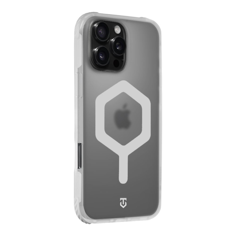 Taktický kryt MagForce Hexagon pre Apple iPhone 16 Pro Max T-White
