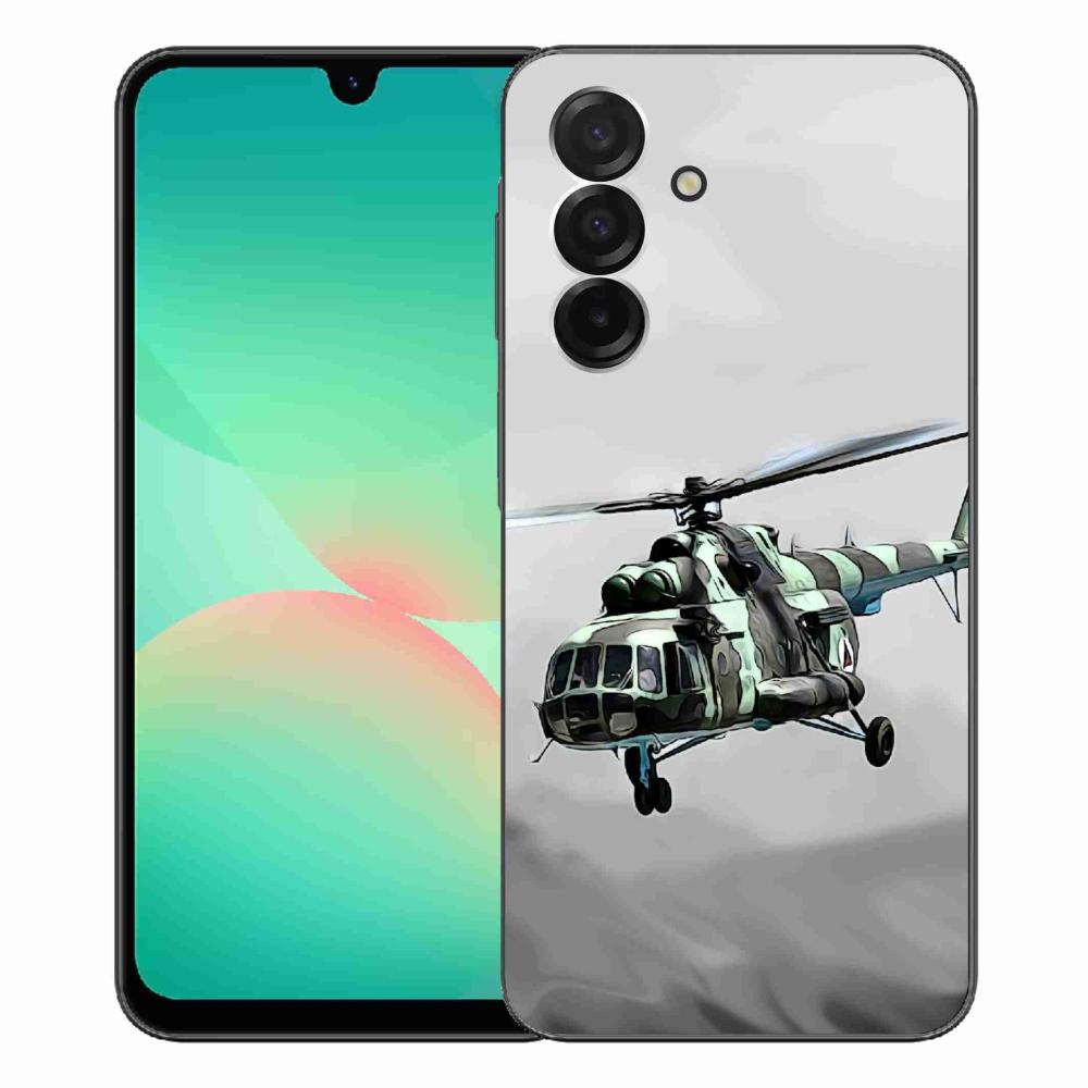 Gélový kryt mmCase na Samsung Galaxy A26 5G - vojenský vrtuľník