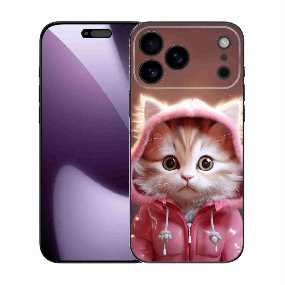 Gélový kryt mmCase na iPhone 17 Pro Max - roztomilé mačiatko 3
