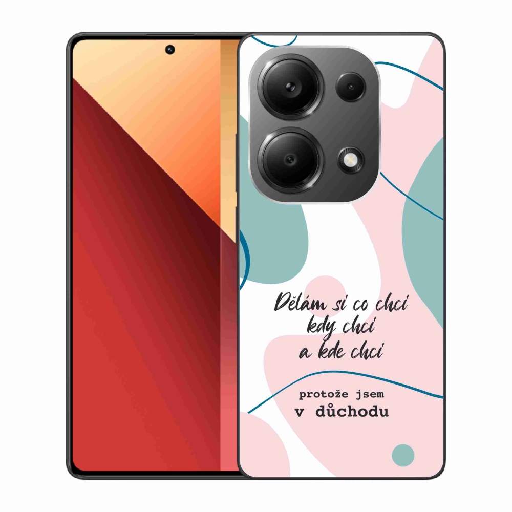 Gélový kryt mmCase na Xiaomi Redmi Note 13 Pro 4G/Poco M6 Pro - vtipný text 10 biele pozadie