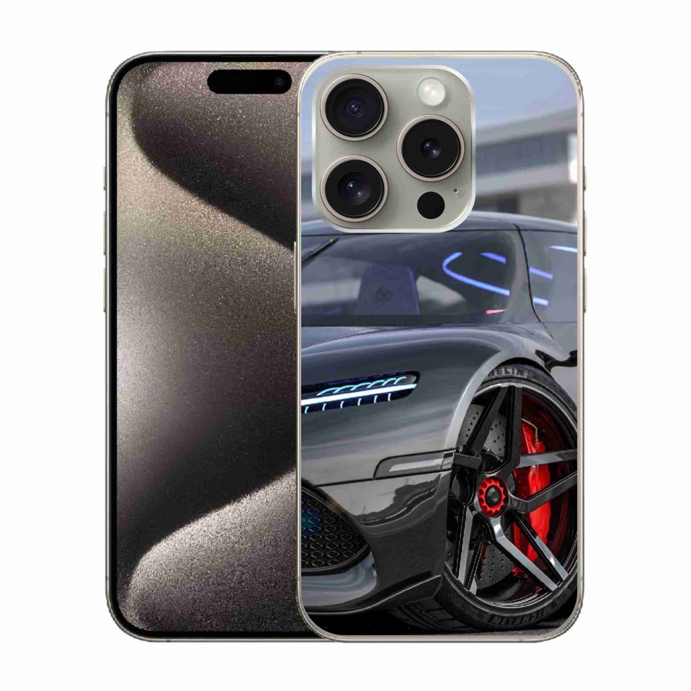 Gélový kryt mmCase na iPhone 15 Pro - auto 5