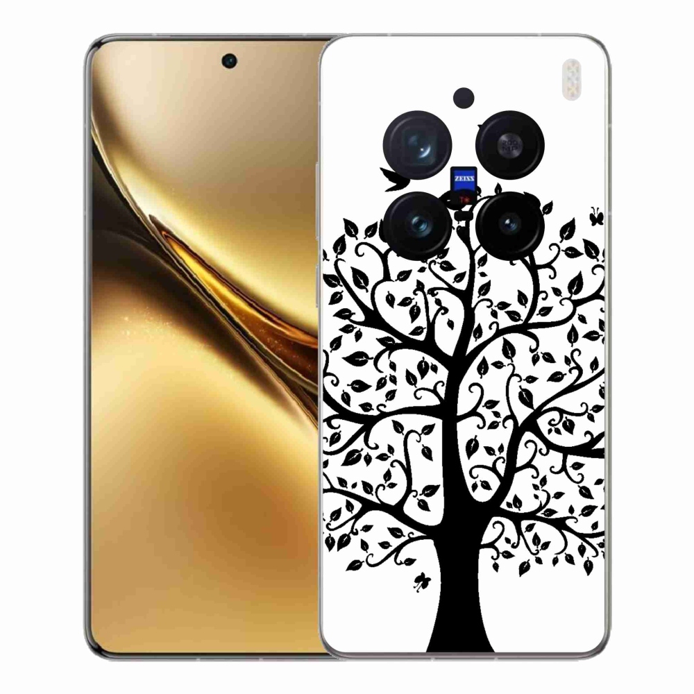 Gélový kryt mmCase na Vivo X200 Pro 5G - čiernobiely strom