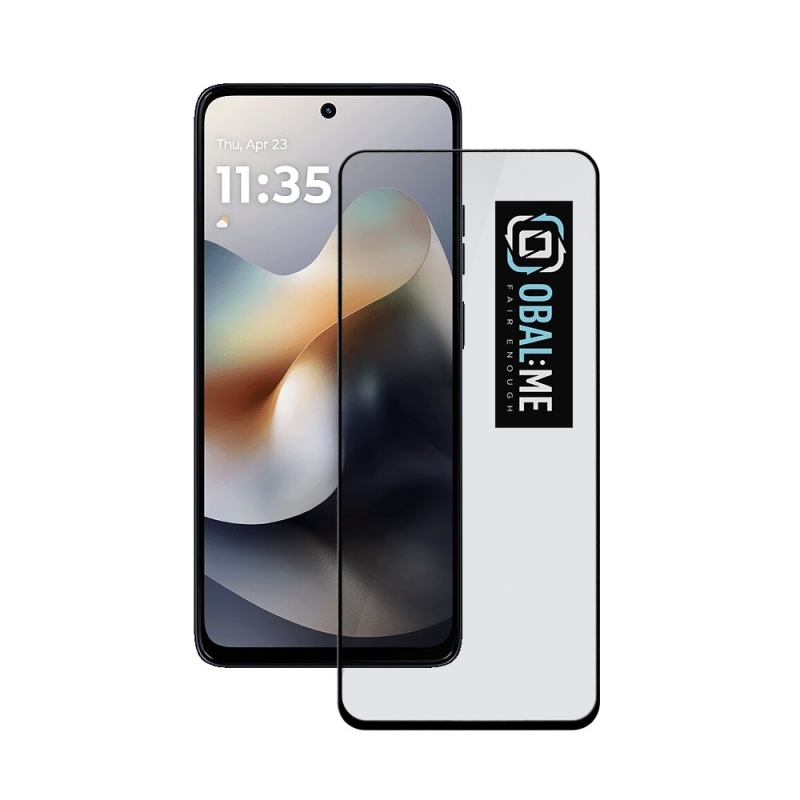 BALENIE:ME 5D tvrdené sklo pre Motorola G56 Black