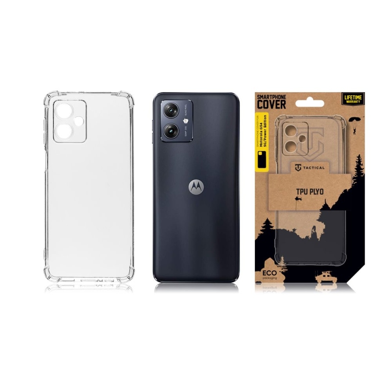 Tactical TPU Plyo Kryt pre Motorola G54 5G/Power Edition Transparent