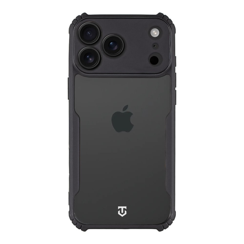 Taktický kryt Quantum Stealth pre Apple iPhone 17 Pro Max číry/čierny