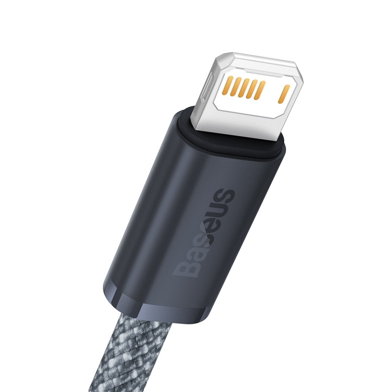 Baseus Dynamic Series Fast Charging Dátový Kábel USB-A - Lighting 2.4A 2m Slate Gray