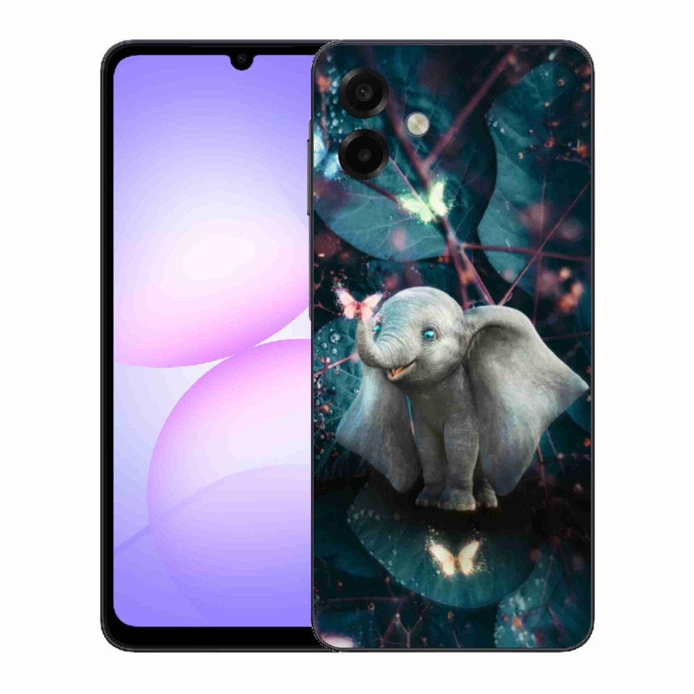 Gélový kryt mmCase na Samsung Galaxy A07 4G - roztomilý slon