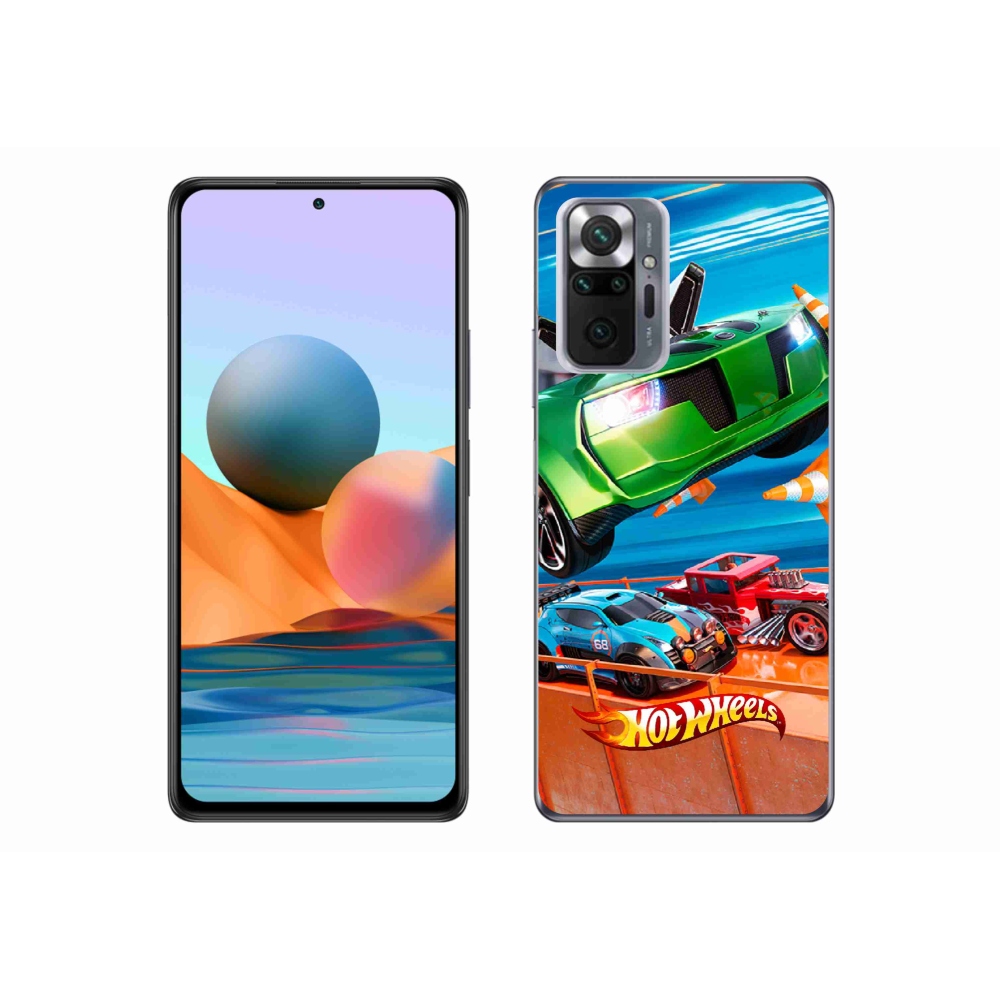 Gélový kryt mmCase na Xiaomi Redmi Note 10 Pro - hot wheels 1