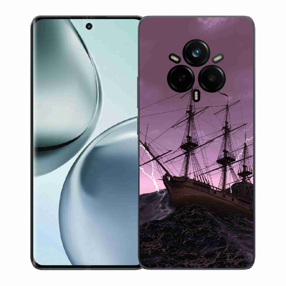 Gélový kryt mmCase na Realme 14 Pro+ 5G - loď v búrke