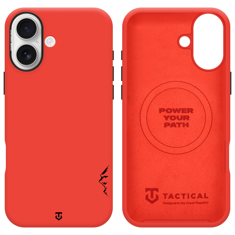 Tactical MagForce Velvet Smoothie 2.0 – puzdro pre Apple iPhone 16 v farbe Chilli