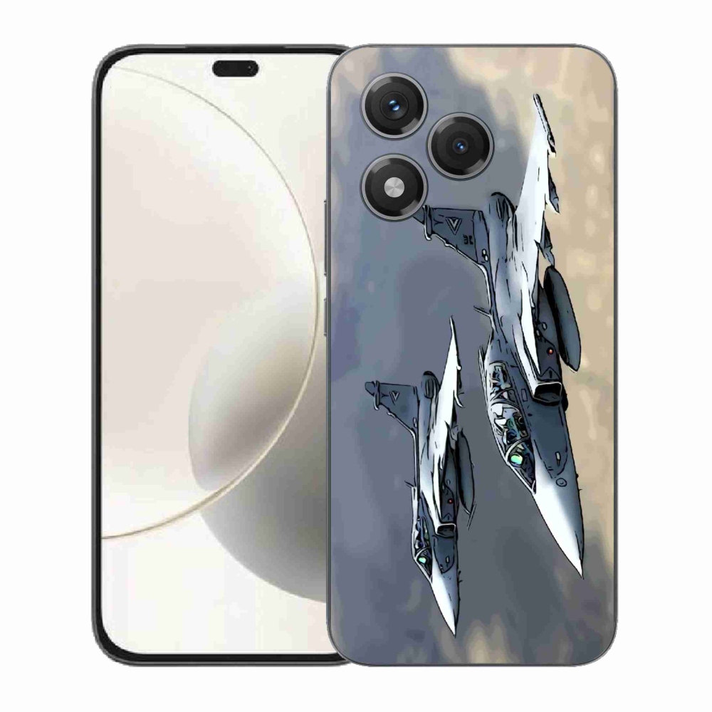 Gélový kryt mmCase na Honor 400 Lite - stíhačky