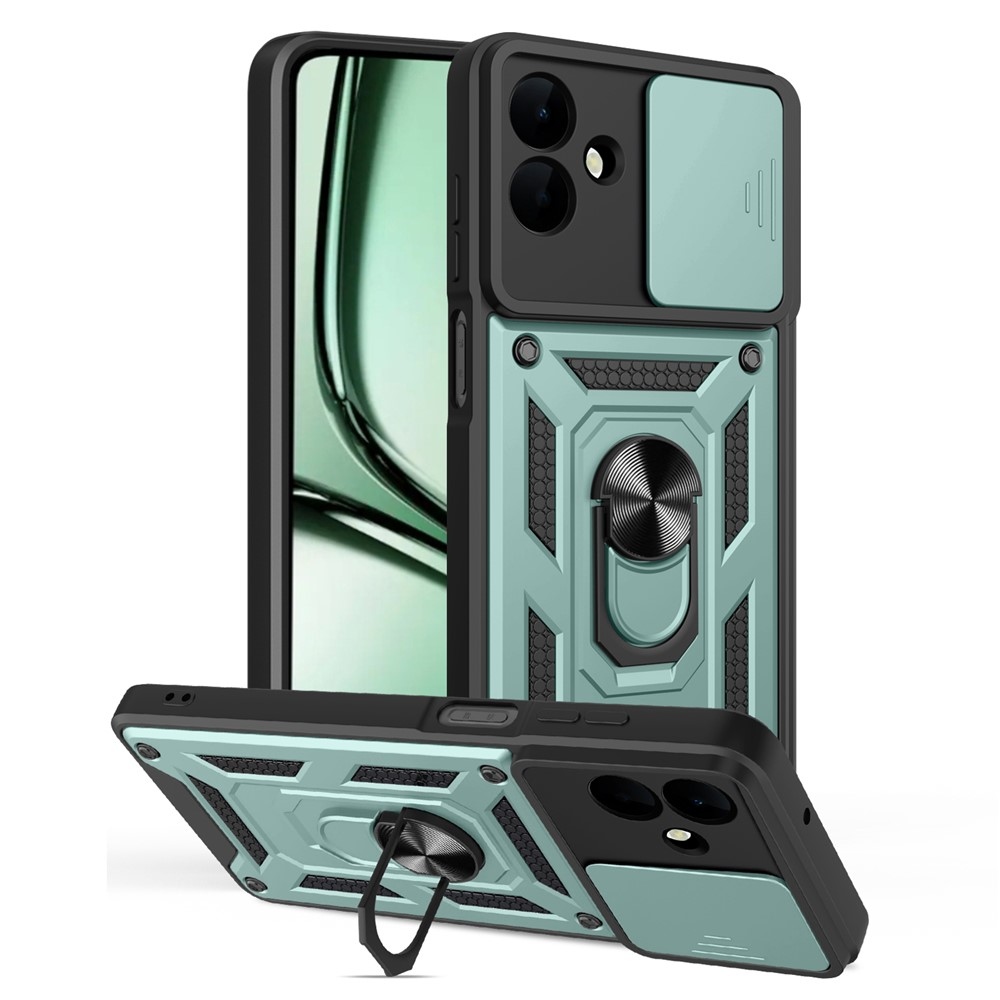 Slide odolný kryt na Samsung Galaxy A07 4G - zelený