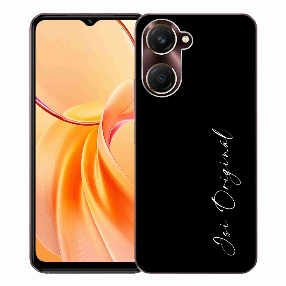 Gélový kryt mmCase na Vivo Y28s 5G - si originál čierne pozadie