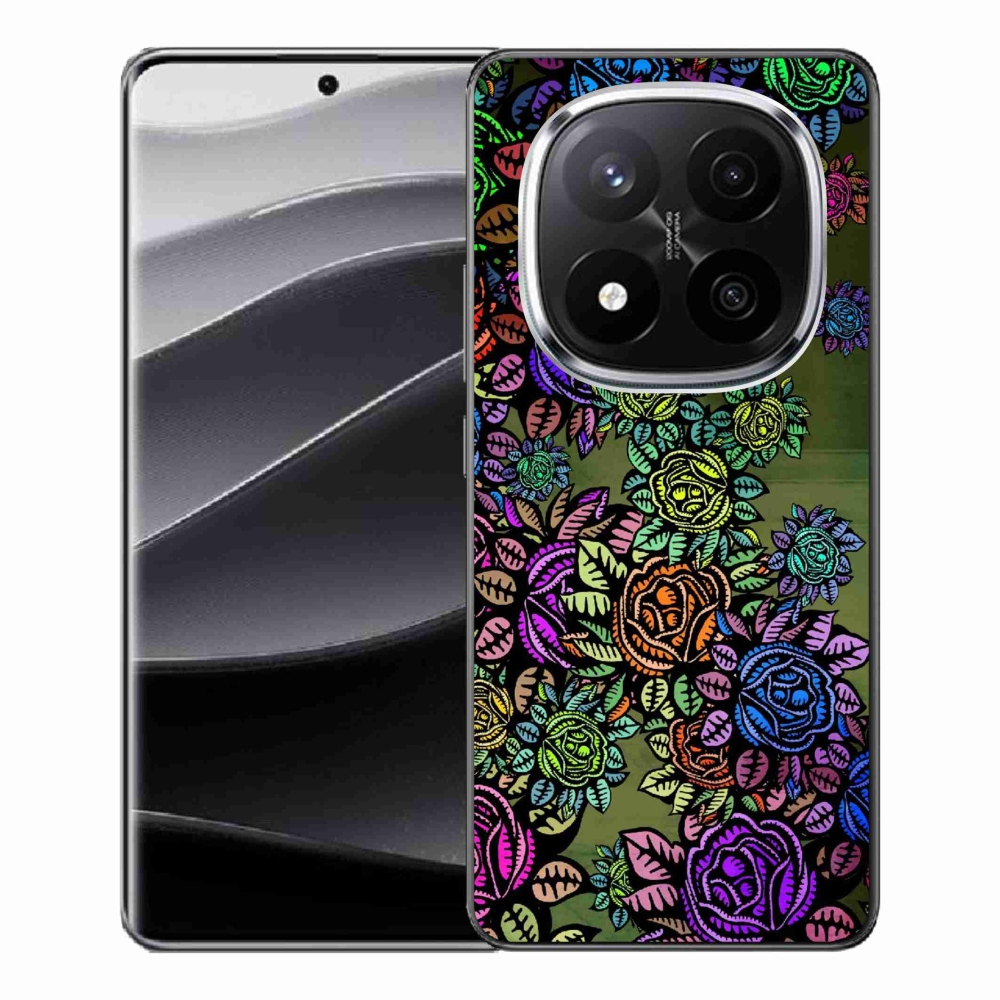 Gélový kryt mmCase na Xiaomi Redmi Note 14 Pro+ 5G - kvety 6