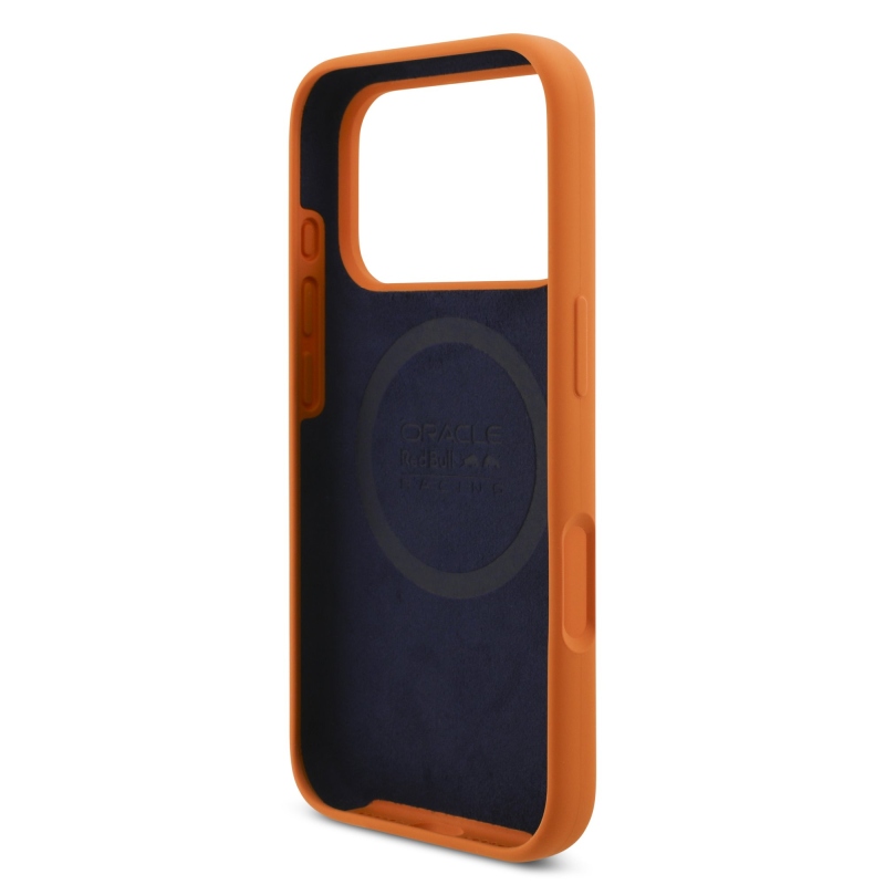 Red Bull Silikónový zadný kryt MV1 MagSafe pre iPhone 17 Pro Orange